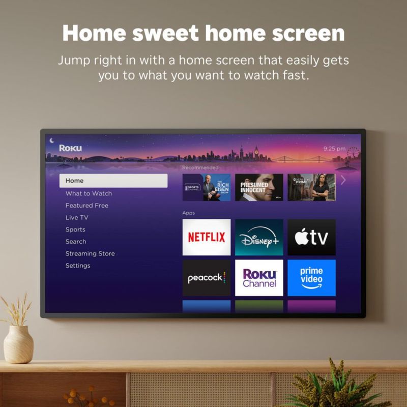 Dispositivo de streaming Roku Streaming Stick 2025 HD con control remoto por voz