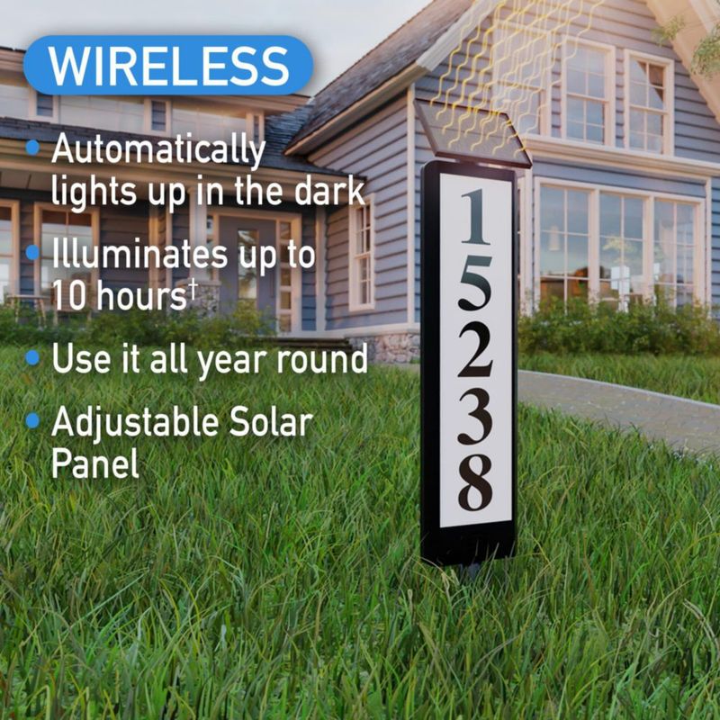 Luz solar de dirección Ontel Sensor Brite LED de 360° ajustable