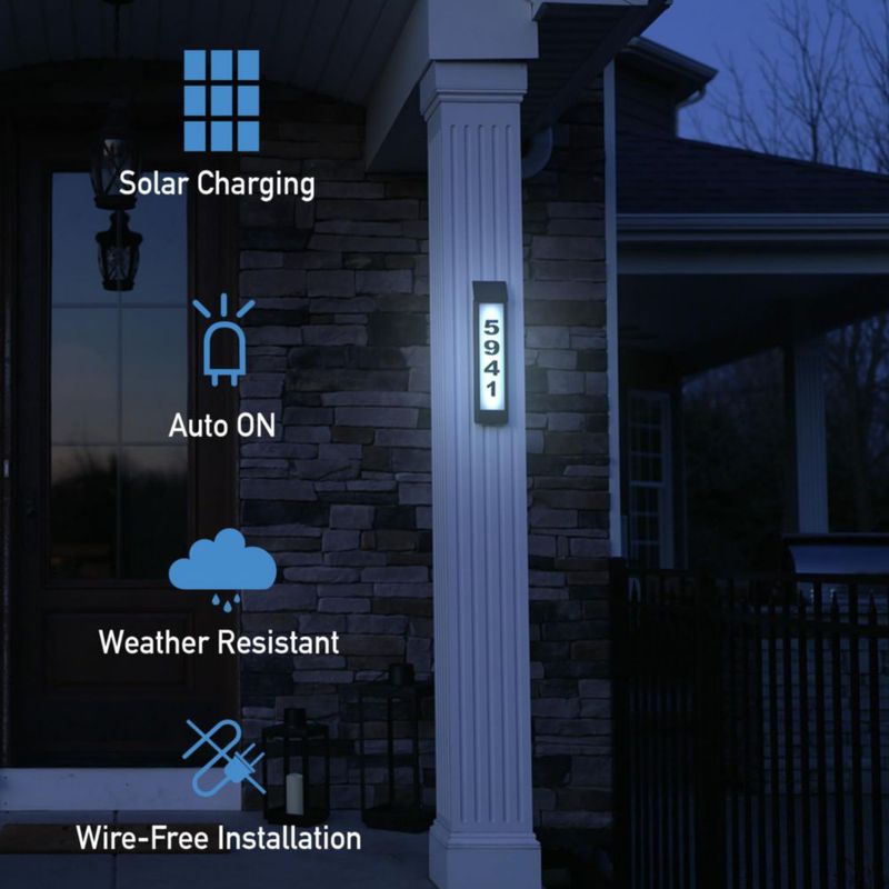 Luz solar de dirección Ontel Sensor Brite LED de 360° ajustable