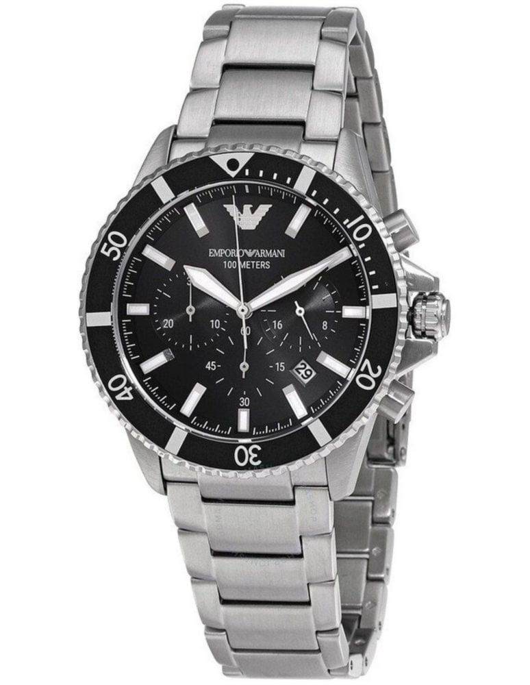Reloj Emporio Armani Diver AR11360 de Acero Inoxidable Para Hombre Caballero