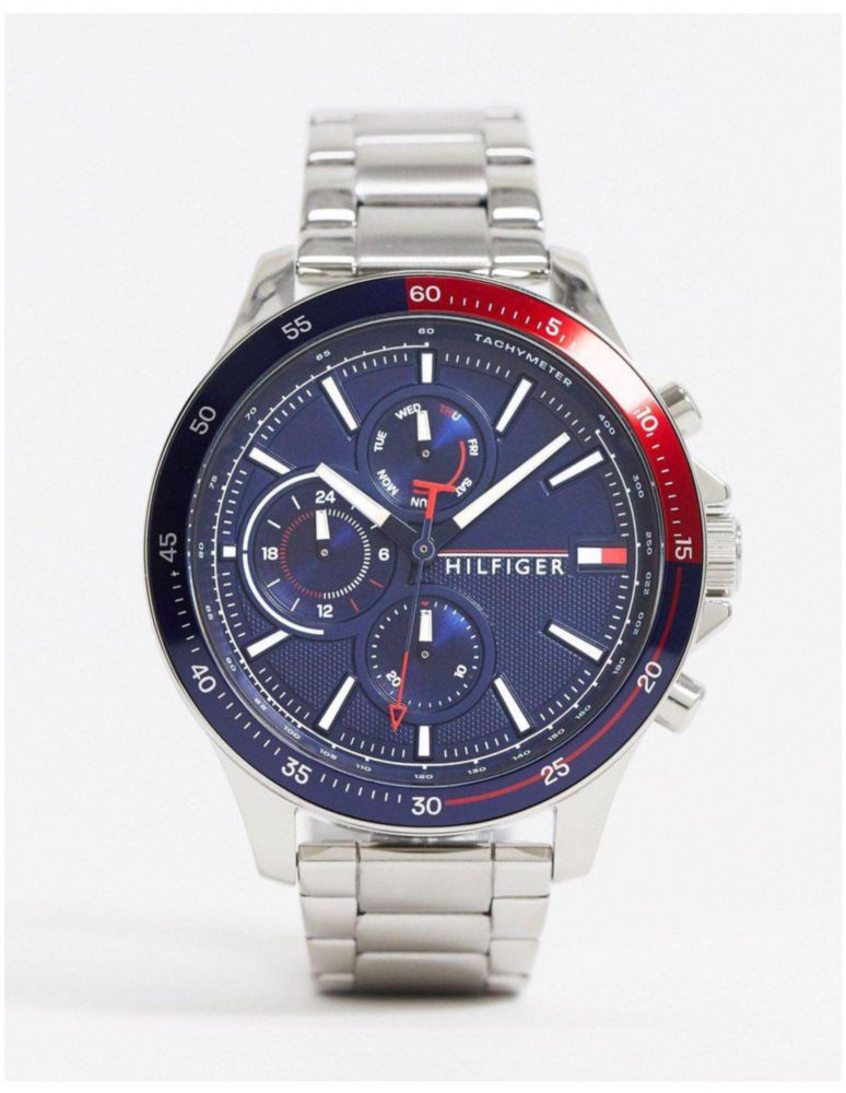 Reloj Tommy Hilfiger Bank 1791718 Para Caballero Hombre