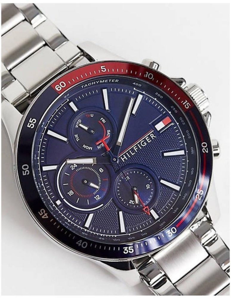 Reloj Tommy Hilfiger Bank 1791718 Para Caballero Hombre