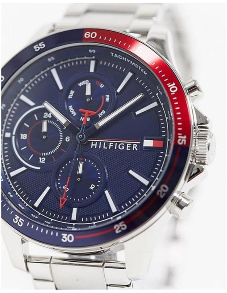 Reloj Tommy Hilfiger Bank 1791718 Para Caballero Hombre