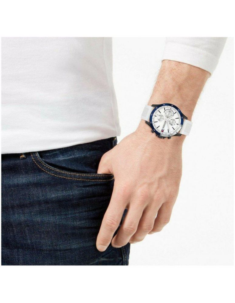 Reloj Tommy Hilfiger Bank 1791723 Para Caballero Hombre