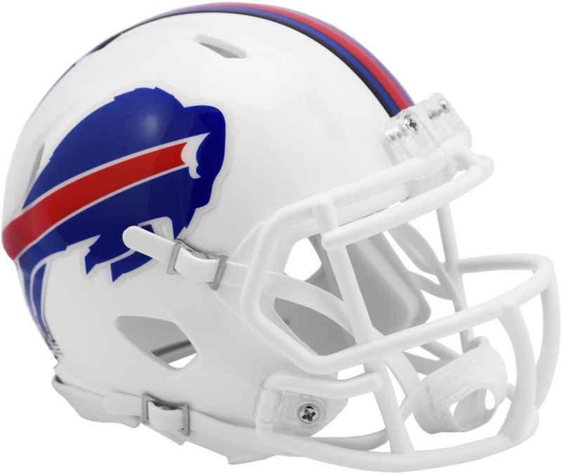 Mini Casco de Fútbol Americano Riddell NFL Buffalo Bills