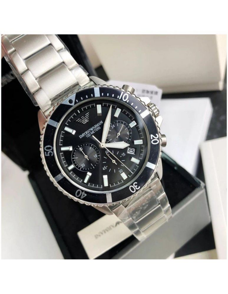 Reloj Emporio Armani Diver AR11360 de Acero Inoxidable Hombre Caballero