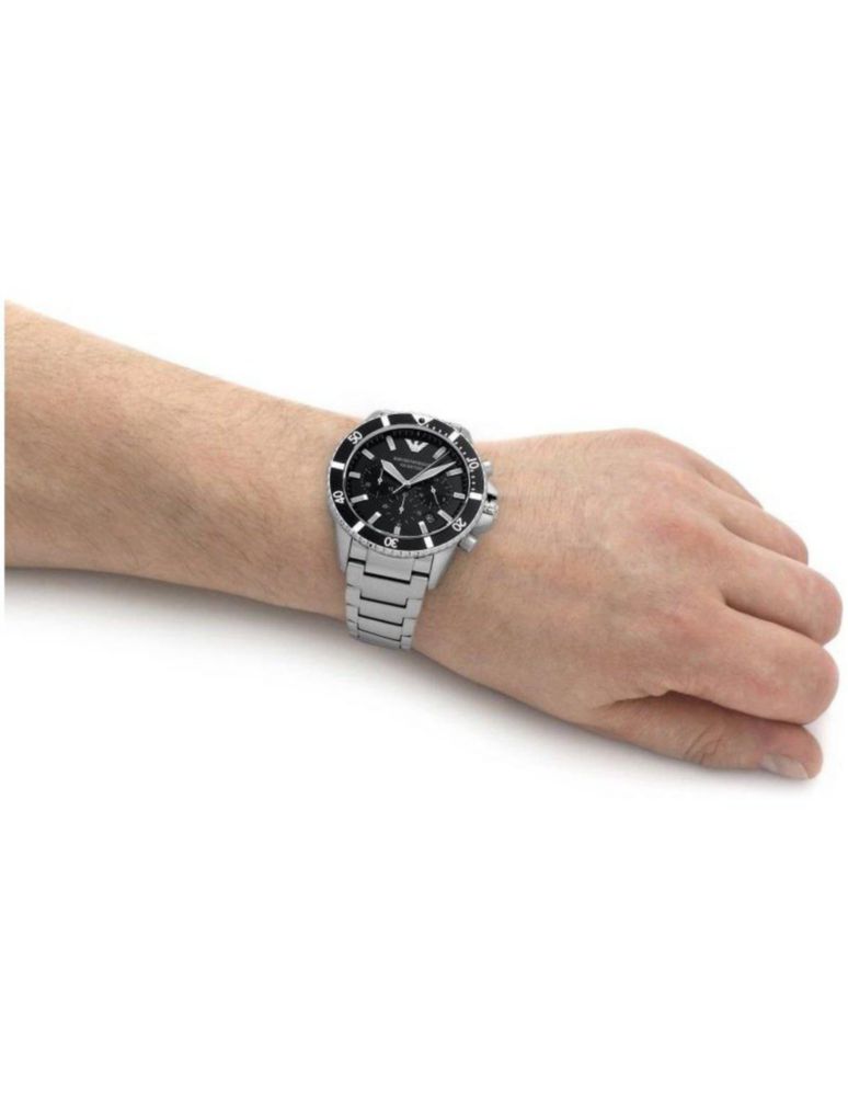 Reloj Emporio Armani Diver AR11360 de Acero Inoxidable Hombre Caballero