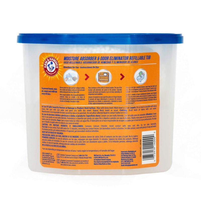 Area Deodorizer Arm & Hammer absorbente de humedad 396 ml