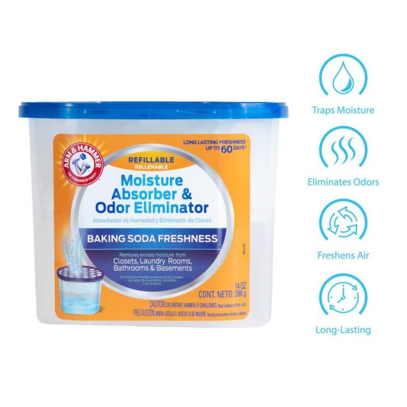 Area Deodorizer Arm & Hammer absorbente de humedad 396 ml