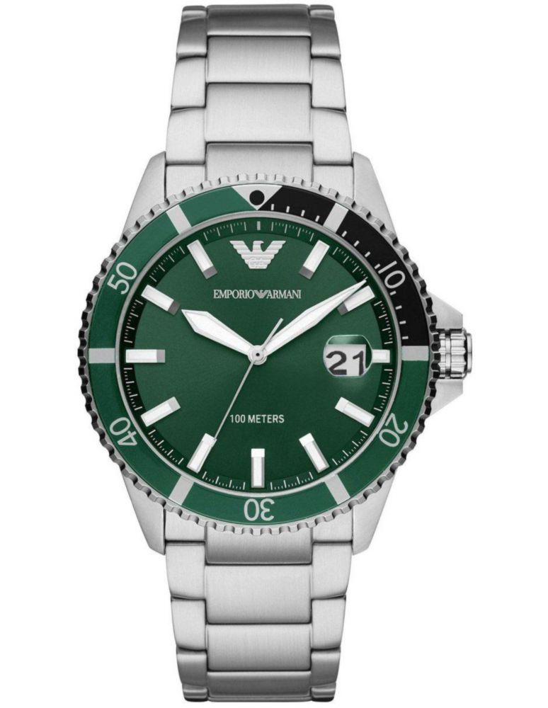 Reloj Emporio Armani Diver AR11338 de Acero Inoxidable Hombre Caballero