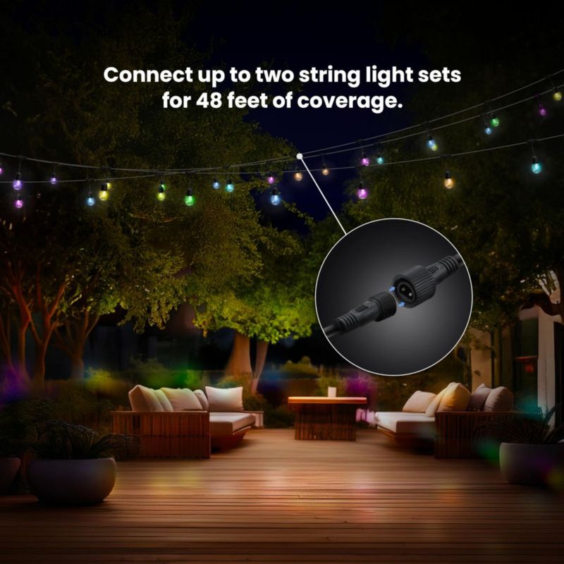 Cadena de luces Feit Electric SL24-12 de 73 m que cambia de color