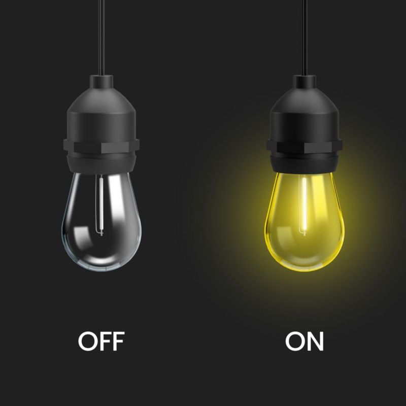 Cadena de luces Feit Electric SL24-12 de 73 m que cambia de color