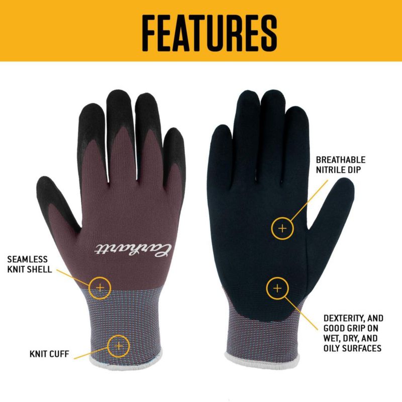 Guantes multiusos Carhartt WA661 para mujer tamaño mediano