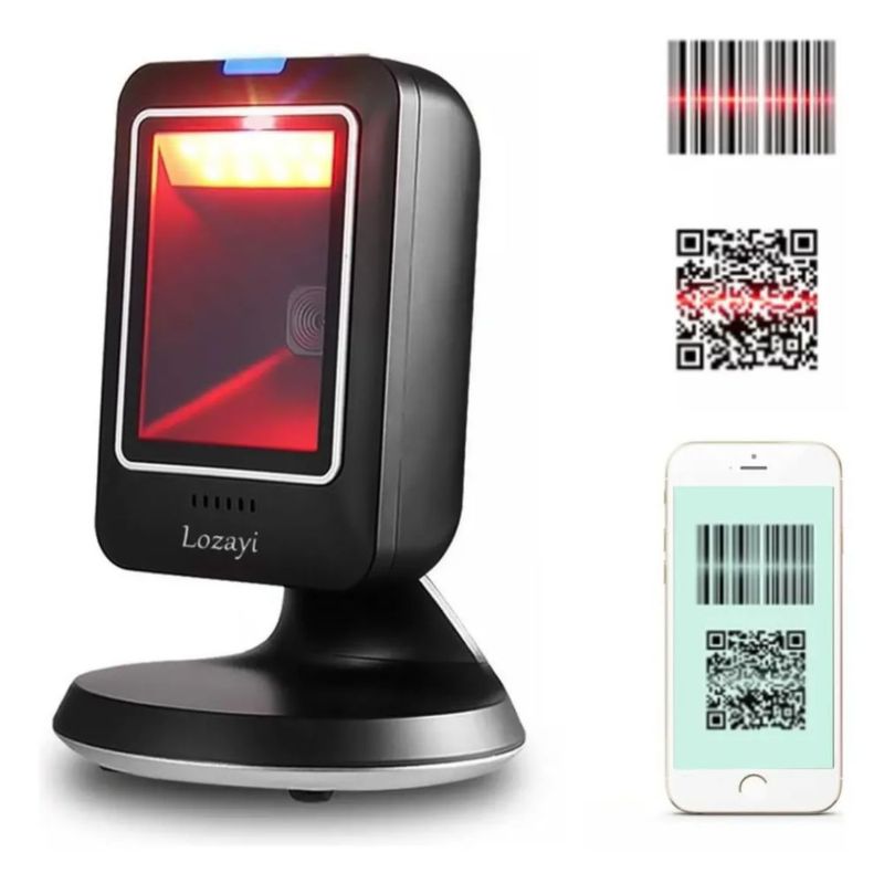 Lector De Código De Barras Omnidireccional Con Usb