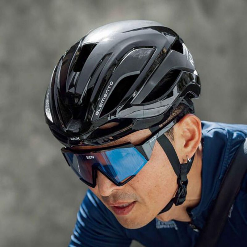 Casco de bicicleta Kask Elemento negro (talla mediana)