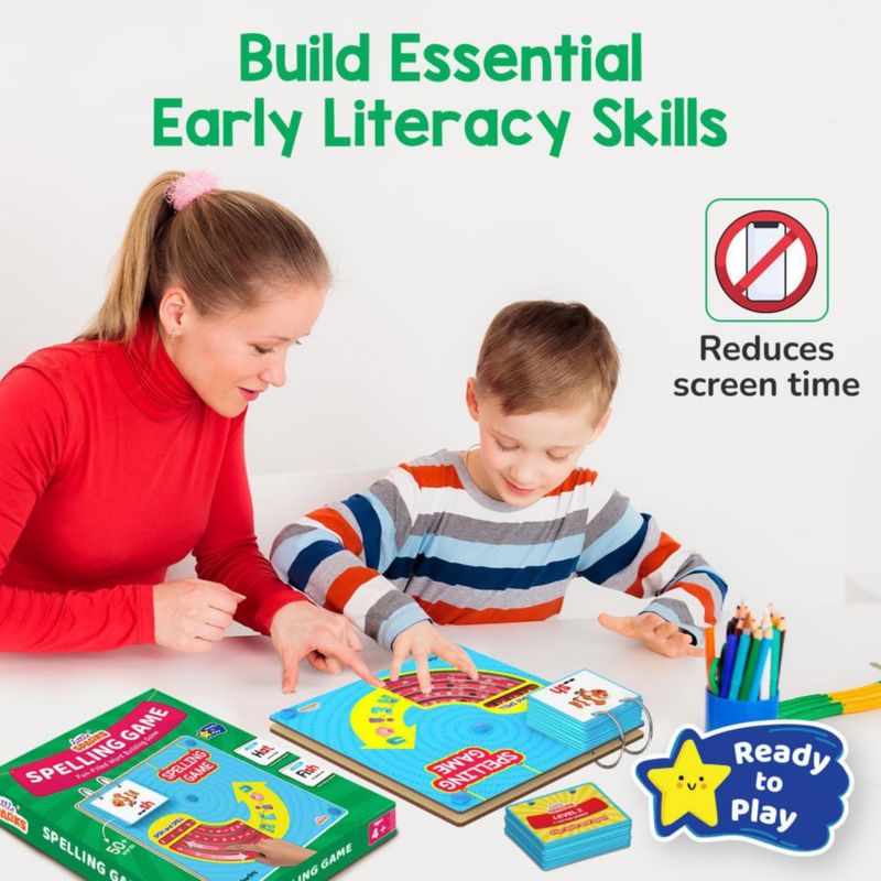 Juego de Ortografía Smartivity 4‑8 años – Juguete educativo de madera