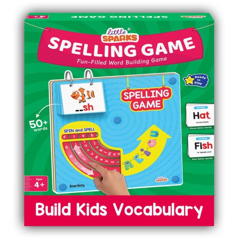 Juego de Ortografía Smartivity 4‑8 años – Juguete educativo de madera
