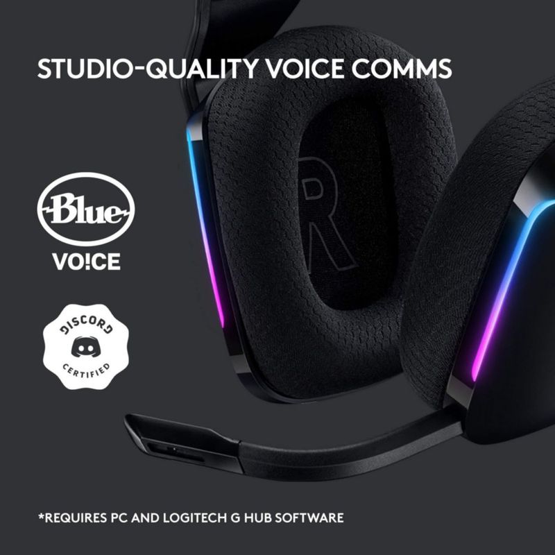 Auriculares inalámbricos para juegos Logitech G733 Lightspeed Black