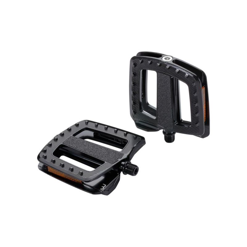 Pedal de bicicleta BBB ErgoBase HP de aluminio negro