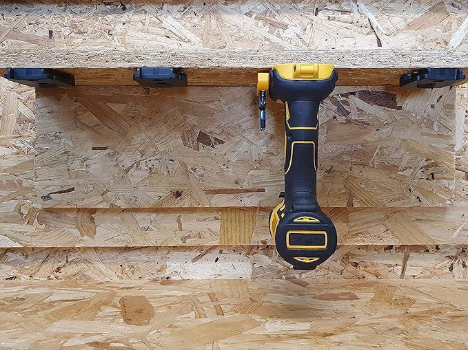 Soportes para herramientas StealthMounts para DeWalt 20 V paquete de 4 amarillos