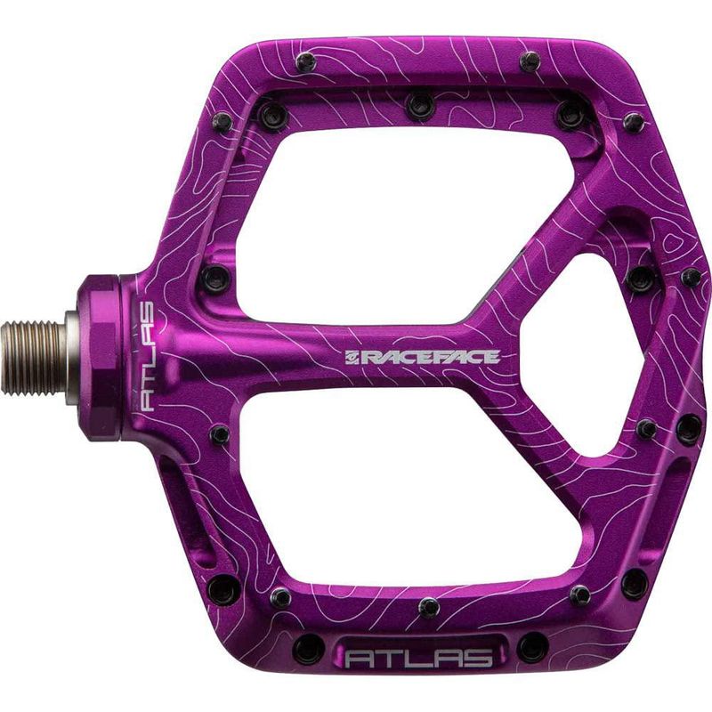 Pedal de bicicleta RaceFace Atlas Purple (morado)