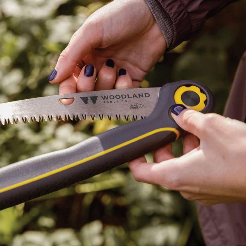 Sierra plegable Woodland Tools Duralight de acero endurecido curvado