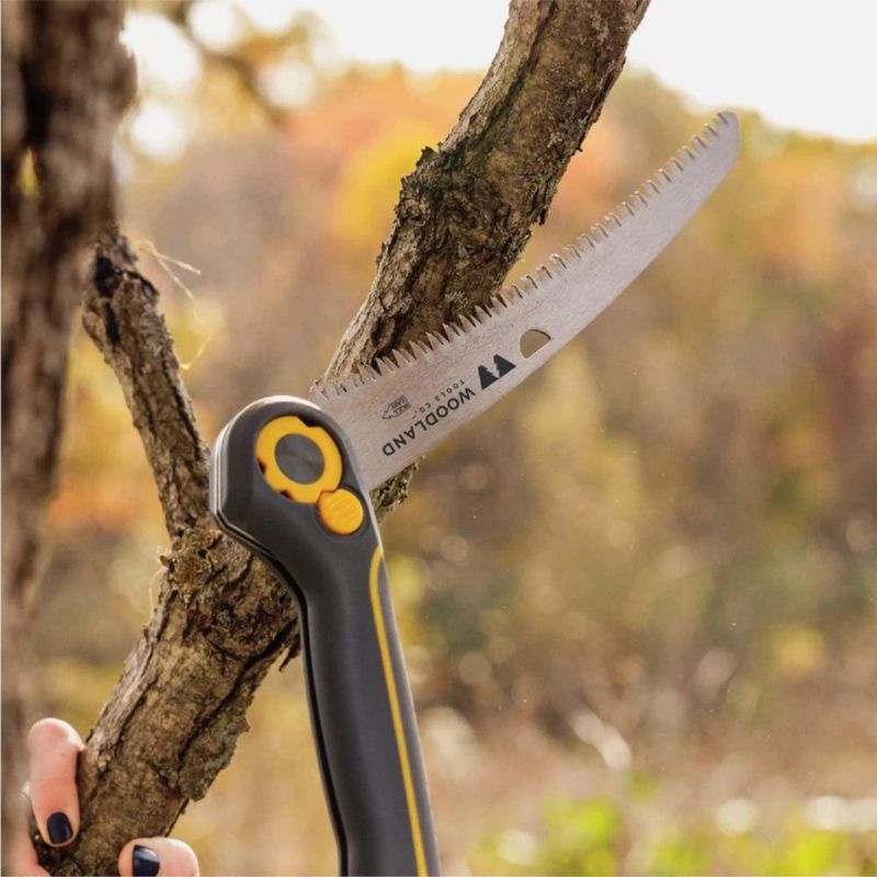 Sierra plegable Woodland Tools Duralight de acero endurecido curvado