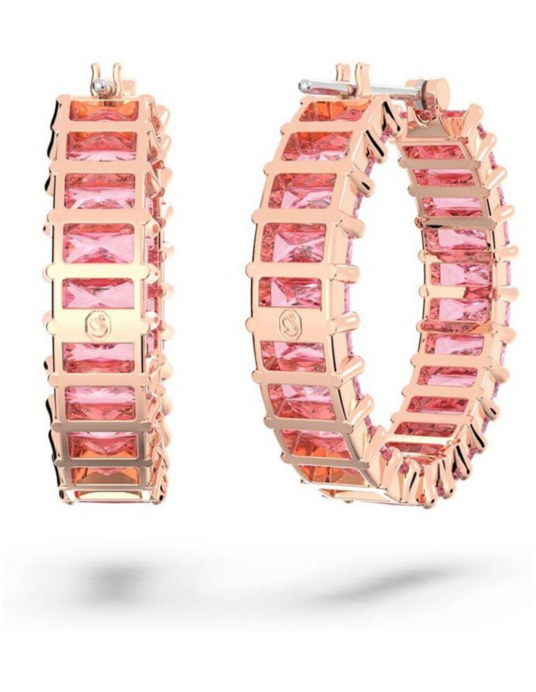 Aretes Swarovski 5657726 De Aro Matrix Talla Baguette