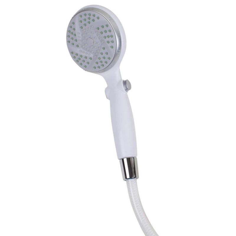 Cabezal de ducha Carex portátil cabezal de 9 cm 21 m manguera con pausa