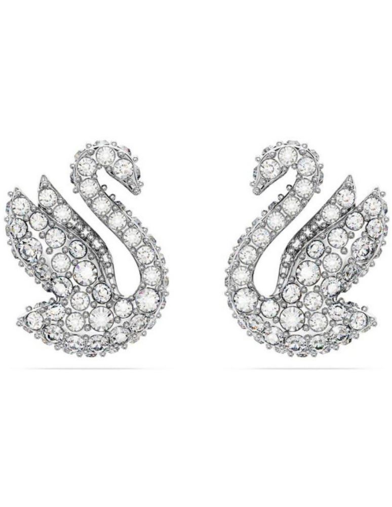 Aretes De Botón Swarovski 5647873 Iconic Swan Cisne