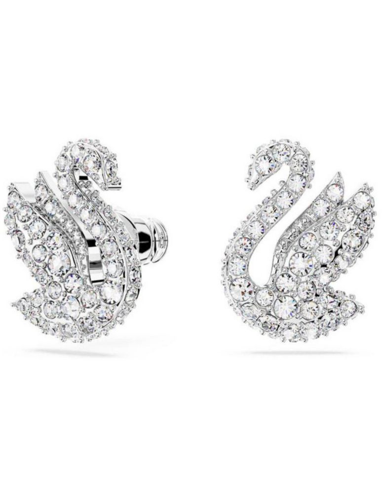 Aretes De Botón Swarovski 5647873 Iconic Swan Cisne