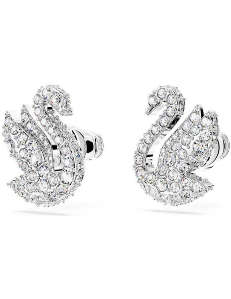 Aretes De Botón Swarovski 5647873 Iconic Swan Cisne