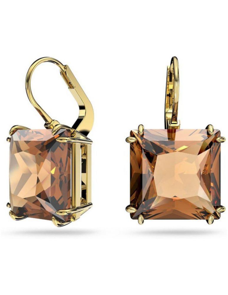 Aretes Swarovski 5619494 Millenia Cristal De Talla Cuadrada