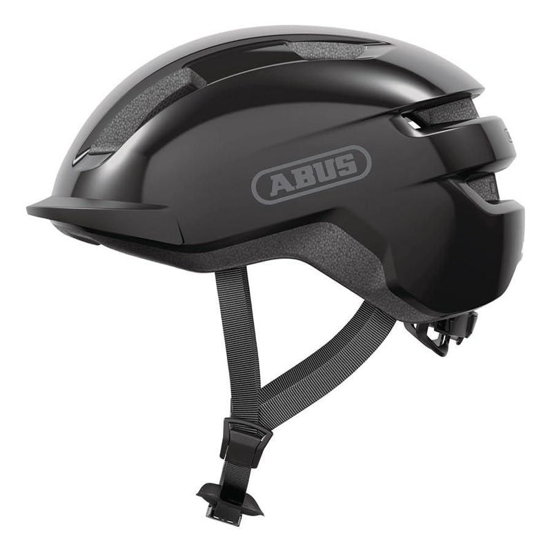 Casco ABUS Purl‑Y Urban Negro Brillante Talla Grande
