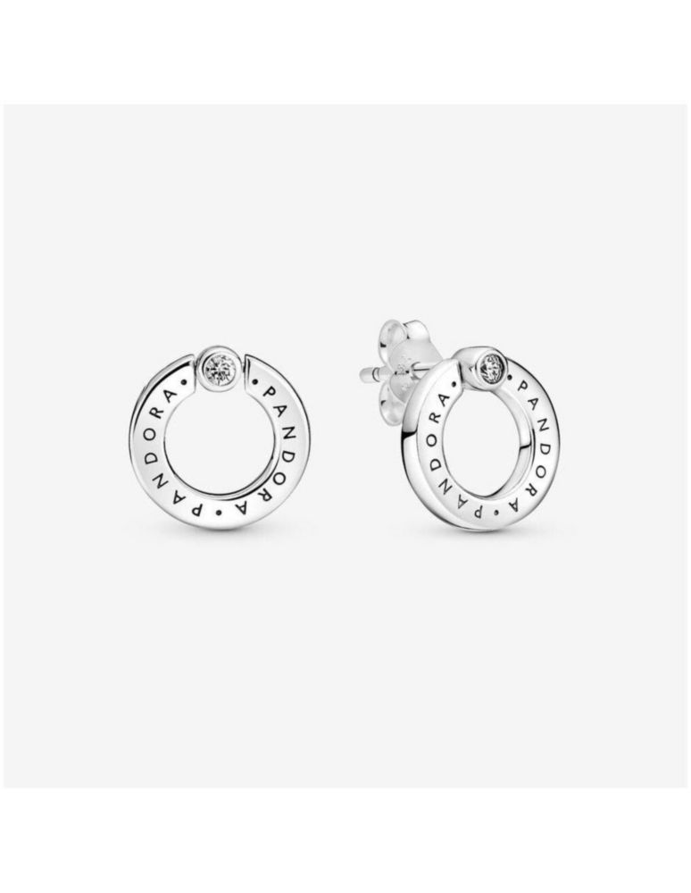 Aretes Pandora 299486c01 De Botón Reversibles Círculo