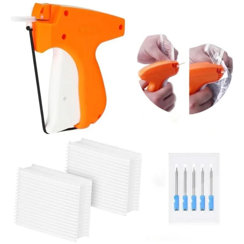 Kit Pistola Etiquetadora 10000 Plastiflechas + 5 Agujas