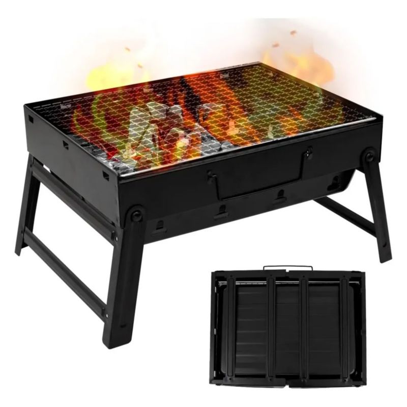 Asador Parrilla Carbón Grill Cocina Portátil