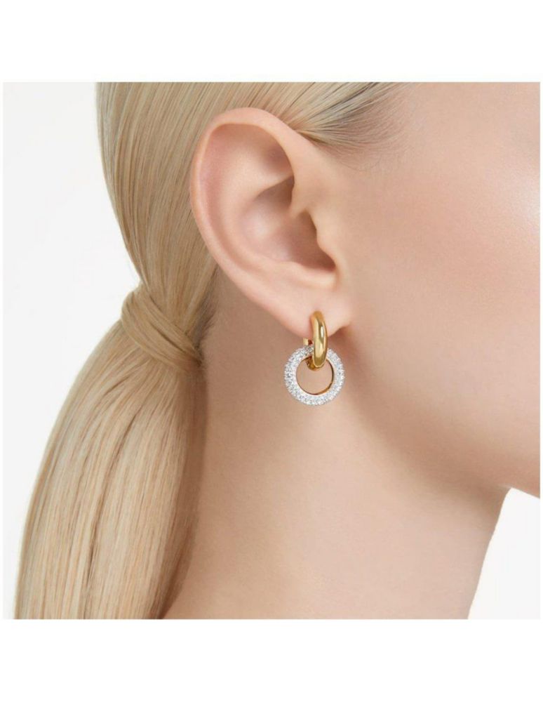 Pendientes Swarovski 5668818 De Aro Dextera Bucle