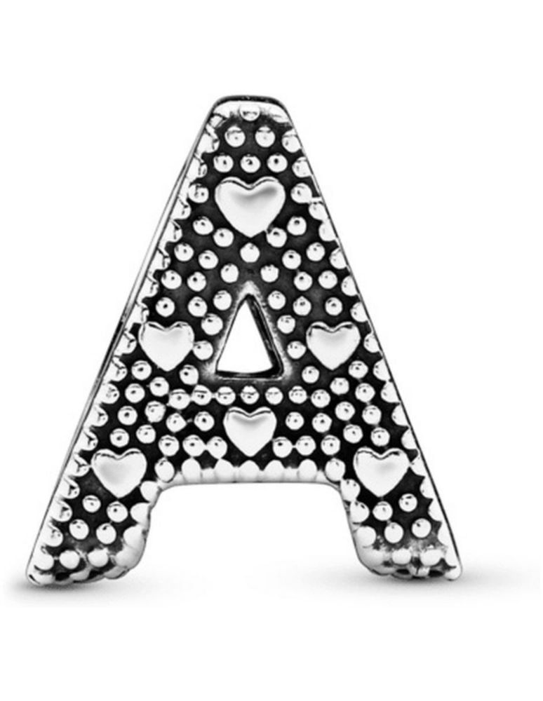 Charm Dije Sujetador de Pandora 797455 Del Alfabeto Letra A Joya Original