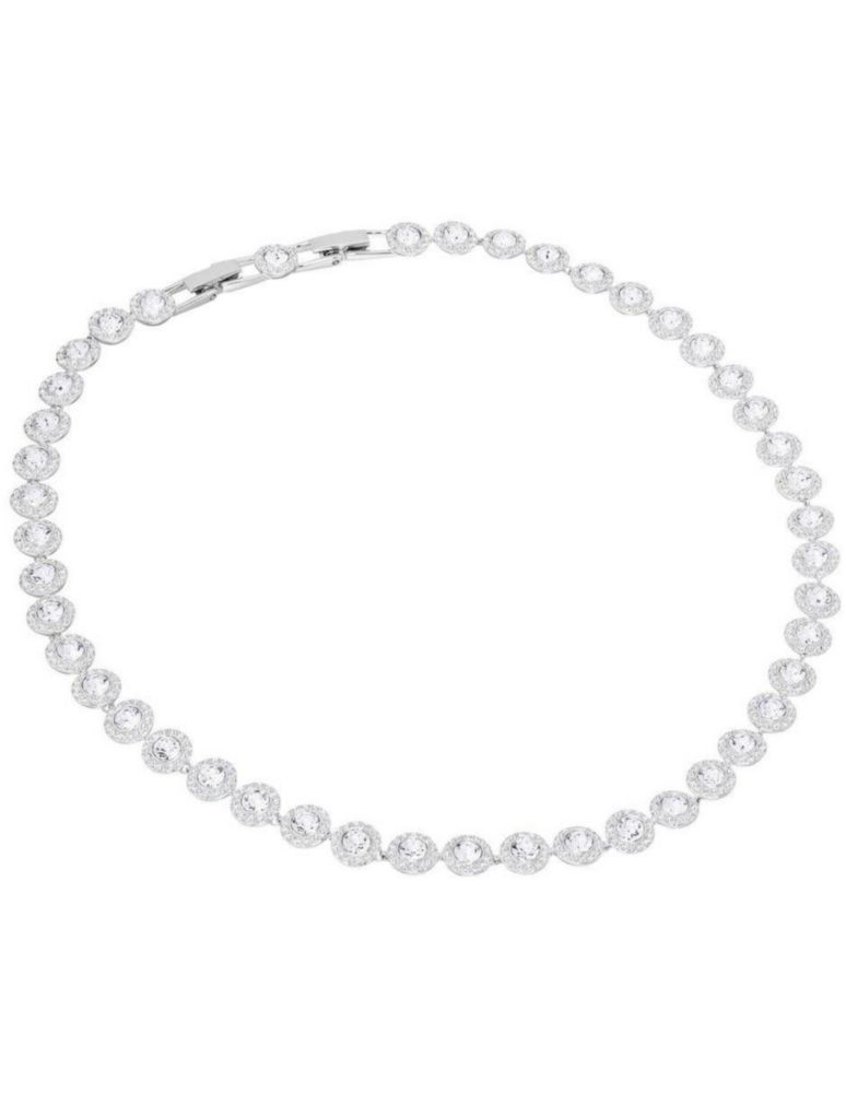 Collar Colgante de Swarovski 5117703 Angelic Blanco Baño De Rodio