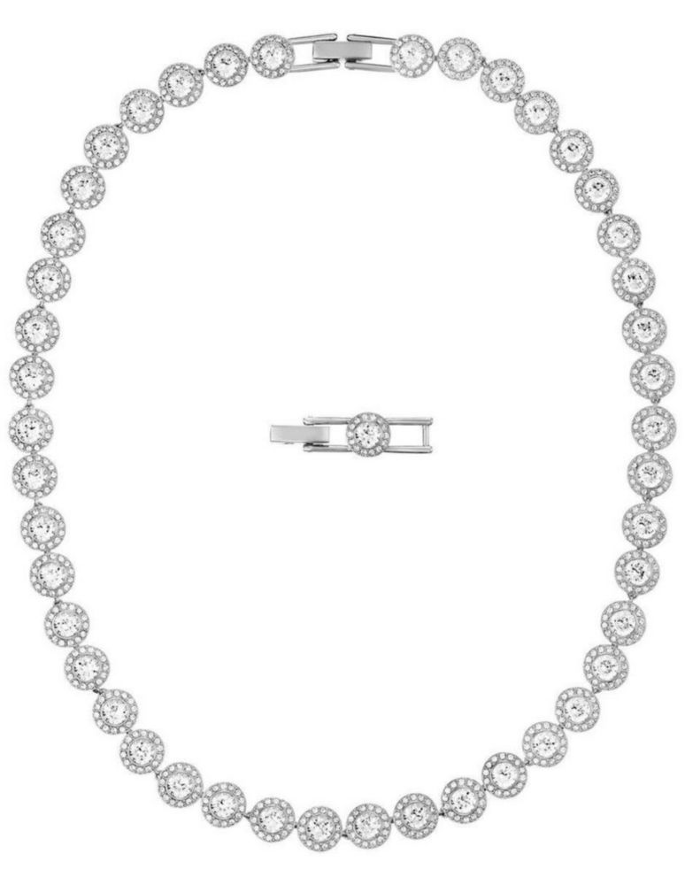 Collar Colgante de Swarovski 5117703 Angelic Blanco Baño De Rodio