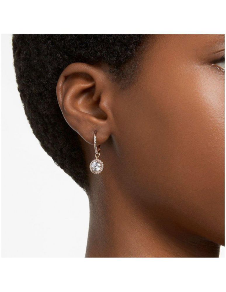 Aretes Pendientes Swarovski 5638769 Constella Talla Redonda Pavé