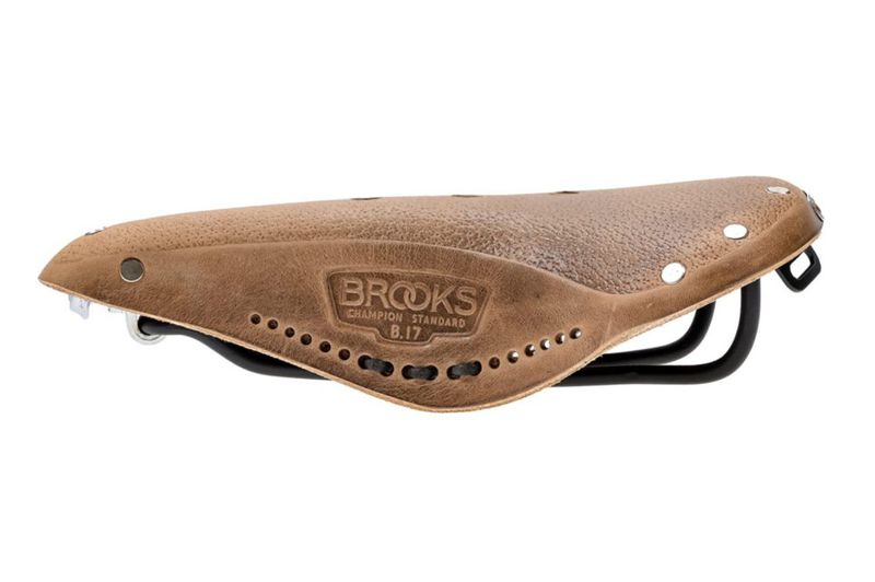 Sillín de bicicleta Brooks England B17 color marrón oscuro talla única