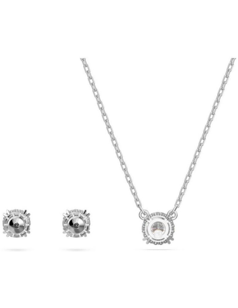 Conjunto Collar Swarovski 5647663 Constella Talla Redonda Blanco