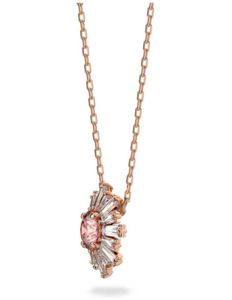 Collar Colgante de Swarovski 5642961 Sunshine Rosa Baño Tono Oro Rosa