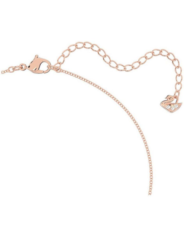 Collar Colgante de Swarovski 5636422 Lilia Mariposa Blanco Baño Oro Rosa