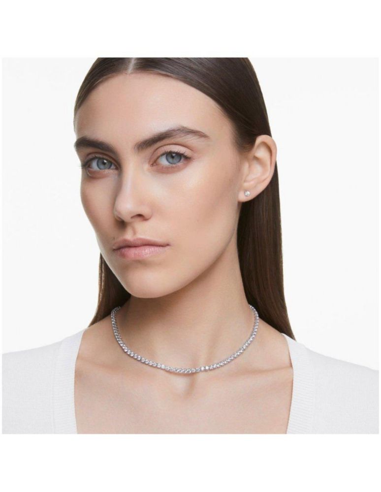 Conjunto Swarovski 5506861 Tennis Deluxe Blanco Baño