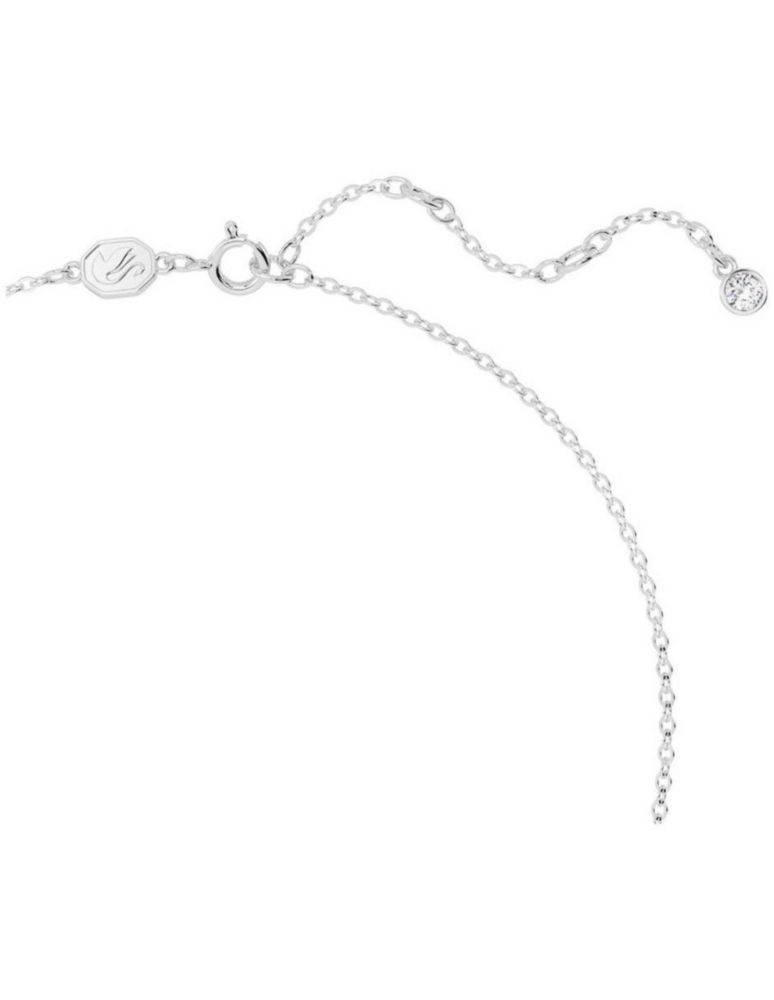 Conjunto Collar Swarovski 5660118 Volta Lazo Blanco Baño De Rodio