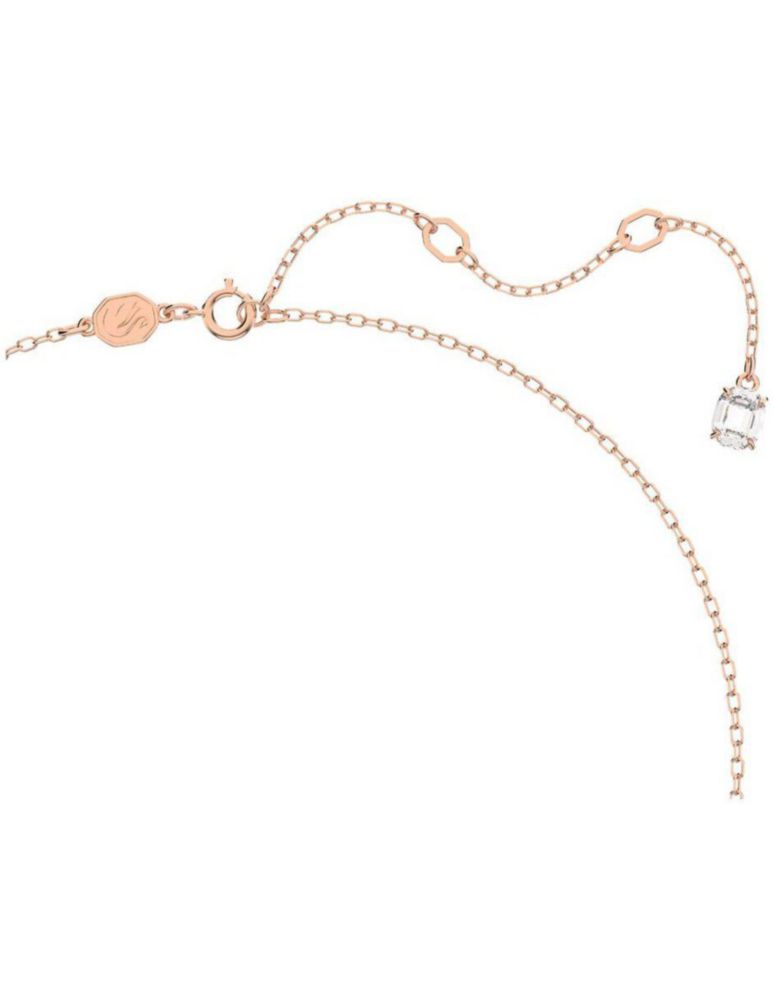 Colgante Collar de Swarovski 5642389 Dextera Octogonal Pavé Baño Oro