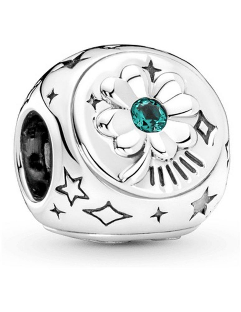 Charm Dije Sujetador de Pandora 790100c01 De Tres Lados Trébol Herradura